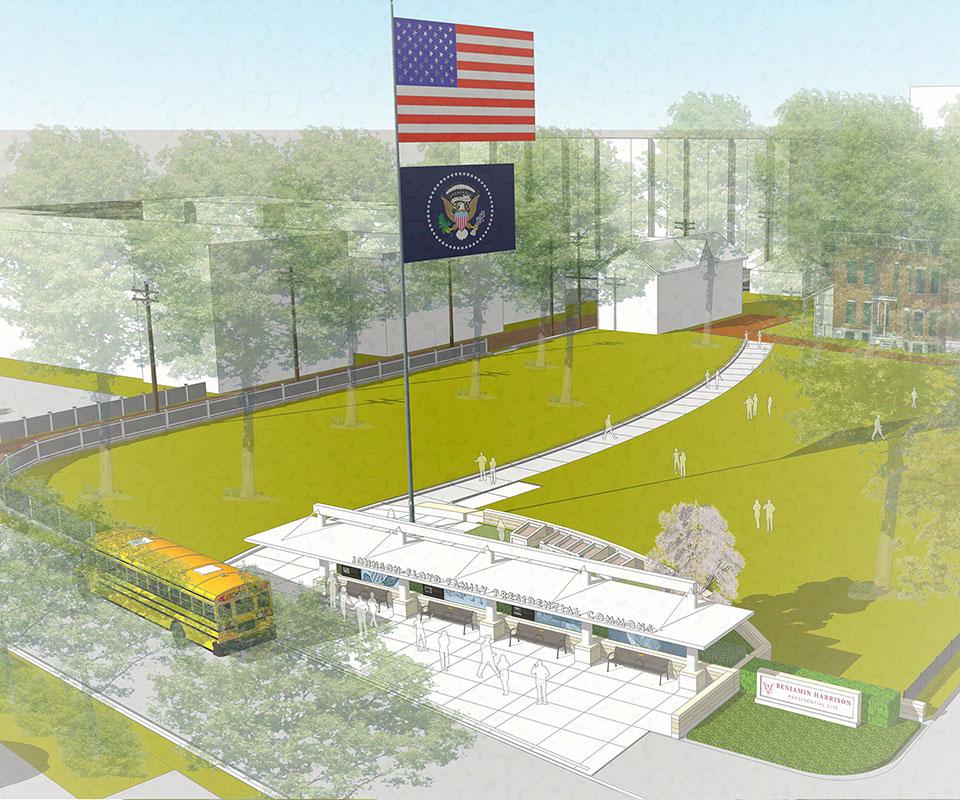 Overall rendering of proposed gateway