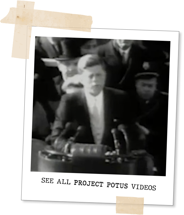 Polaroid of President Kennedy